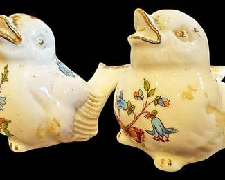 Bird Bone China Salt and Pepper Shakers