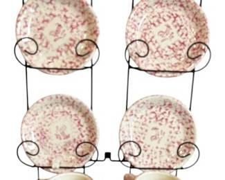 Pink Spongewear Cups and Saucers