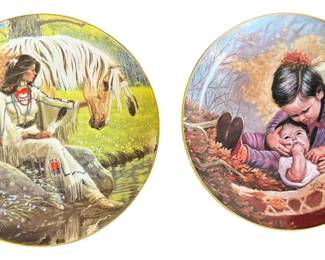 Native American Themed Collectors Plates