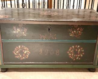 Black Decorative Trunk