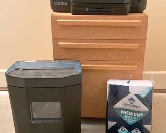 Two Drawer File Cabinet Printer