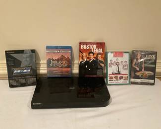 Samsung Blu Ray DVD Player And Dvds