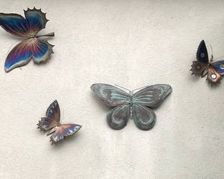 Metal Butterfly Art