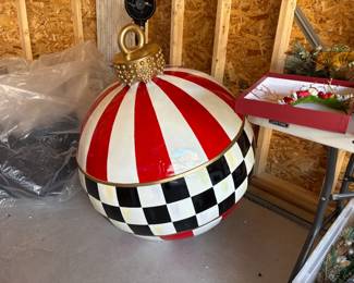 Mackenzie Childs Extra Large Ornament