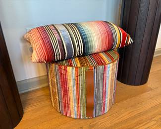 missoni ottoman & pillow