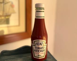 Tomato Ketchup bottle? Or….