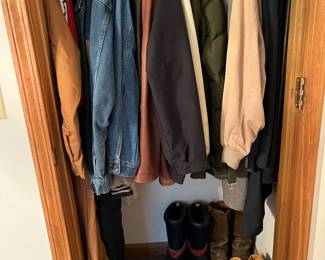 Coats, boots, coveralls