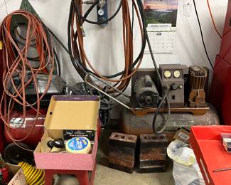 2 air compressors and accessories