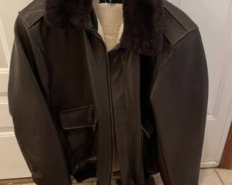 Hammacher Schlemmer leather coats
