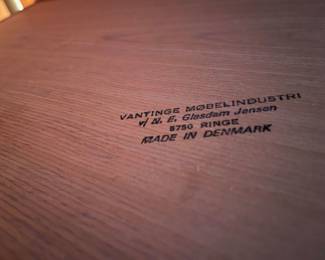 Mark on bottom of bar cart