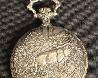 La Cloche Swiss Made 17 Jewel Pocket Watch in working condition