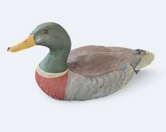 Hand Painted Mallard Duck Decoy