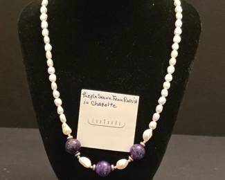 Lee Sands Necklace with Charoite