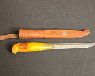 Reino Kankaanpaa Puukko knife. Made in Finland