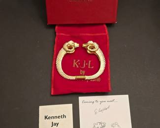 Kenneth Jay Lane Double Ram Head Bracelet