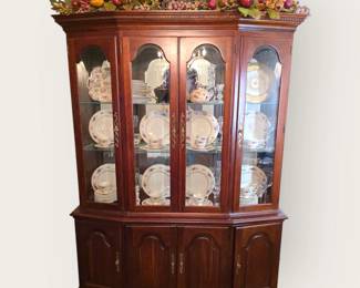 Vintage Pennsylvania House Cherry China Cabinet