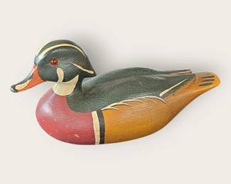 Wood Duck Drake Decoy
