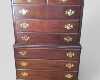 Statton Tru Type Americana Tallboy Cherry Dresser