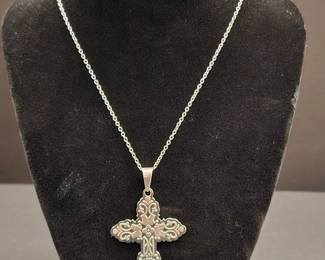 Vintage Mexican C11 Sterling Cross