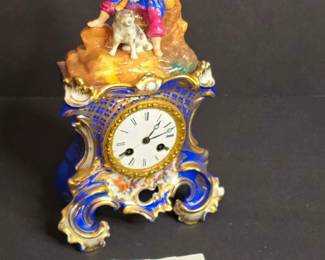 Meissan Porcelain Clock