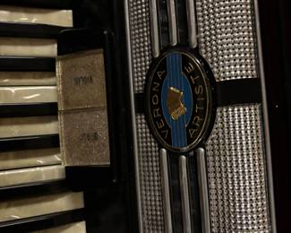 An accordion with case