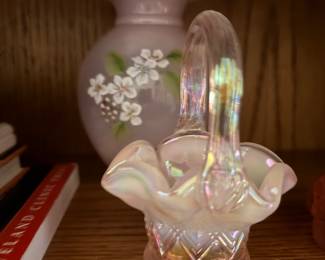 A few pieces of Fenton signed