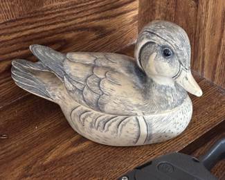 Duck trinket box