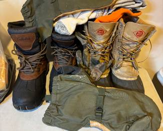 Lots of hunting gear!