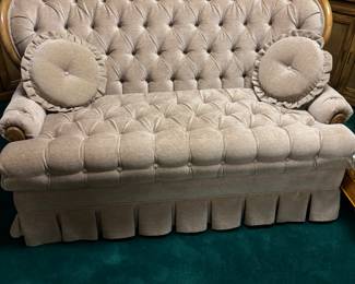 Matching country farm love seat