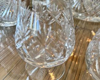 Tiffany & Co Newport Pattern Brandy Snifter- made of fine crystal.
The base is marked with "ROLLS R ROYCE".
