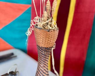 Colombia Indian Blowgun and dart quiver