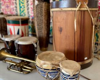 Miscellaneous instruments from around the world. 