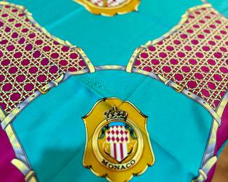 Automobile Club of Monaco Scarf- 100% Silk