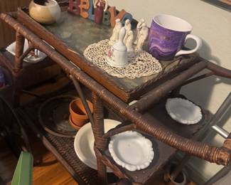 Vintage tea cart