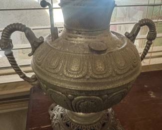 Oil to electric lamp conversion