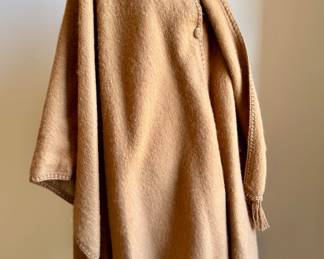 SOLD- Simply Natural alpaca cape