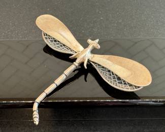 $58; sterling silver dragon fly brooch from Mexico