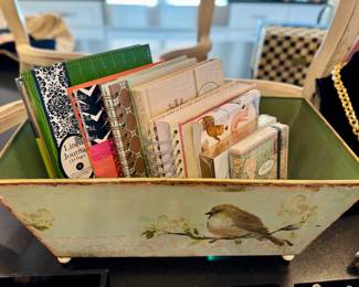 Shop the sale in person for a variety of home decor items and stationery.