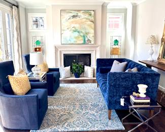 Shop this sale in person to find beautiful, designer furniture and decor.