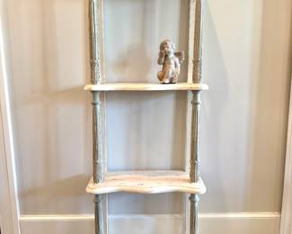 $150 Shabby chic, narrow etagere. 