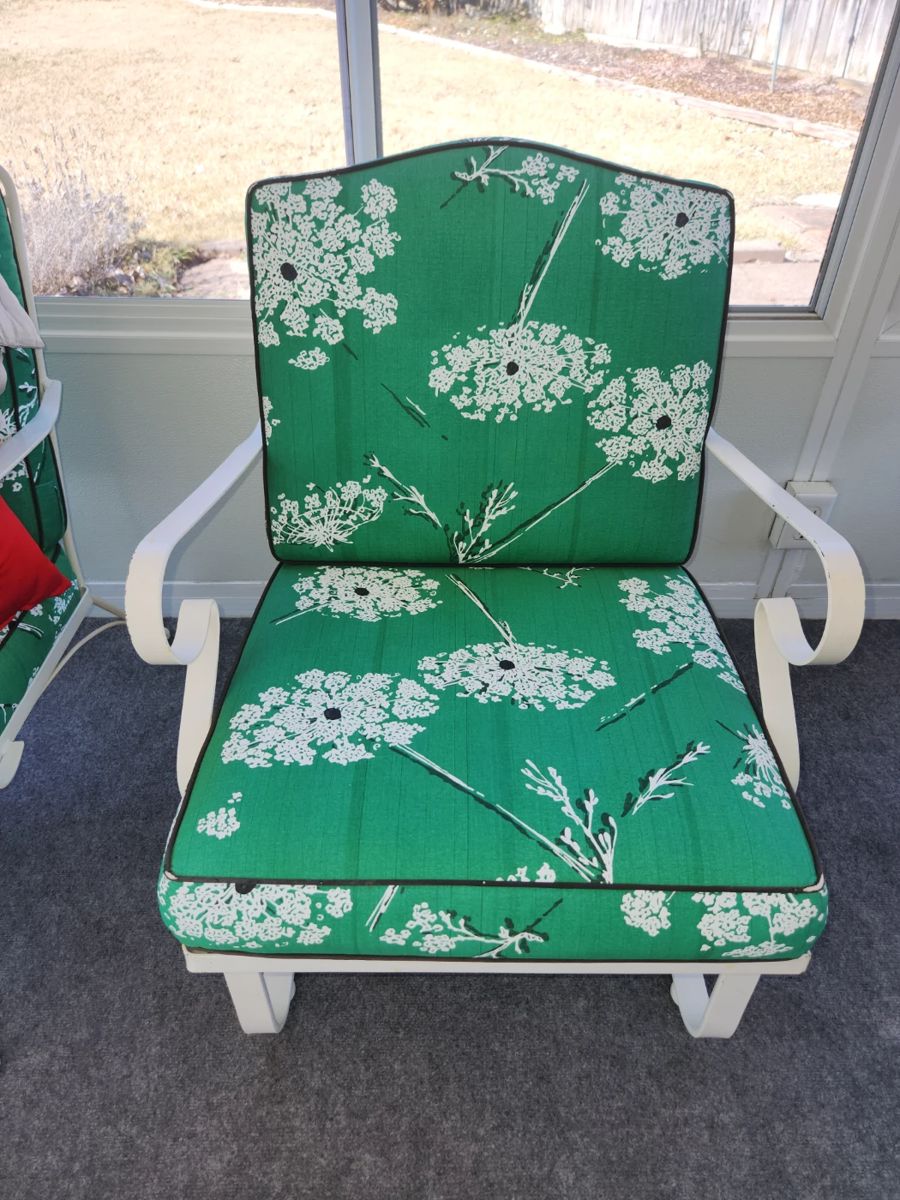 Qty 2 chairs, matching sofa and table available 