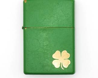 Zippo lighter shamrock St Patrick's day