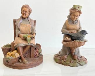 Lot 1576 Tom Clark Leah 1986 Figurine  Tom Clark Florence 1986 Figurine