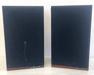 Lot 1470 Vintage Polk Audio Speakers