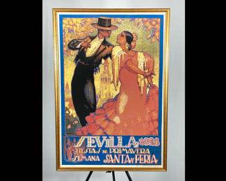 Lot 1437 Vintage Spanish Poster Wall Art