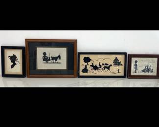 Lot 1713 Carew Rice Riding High Signed Silhouette Art 1965  More