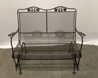 Lot 1799 Metal Mesh Patio Glider