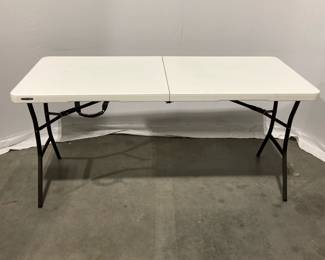 Lot 1545 Lifetime 5FT Commercial Stackable Folding Table
