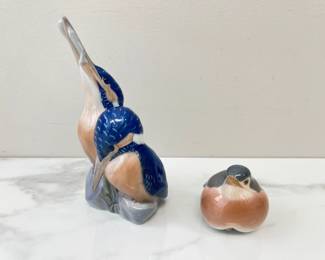 Lot 1680 Royal Copenhagen Bird Figurines