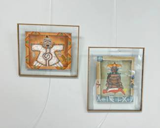 Lot 1672 Vintage Heloisa Novaes Original Wall Art